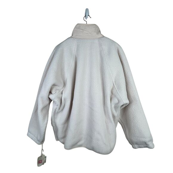 FP Movement x Hatch Hit the Slopes Fleece Jacket Sz M Canvas Neutral Maternity - Picture 9 of 15